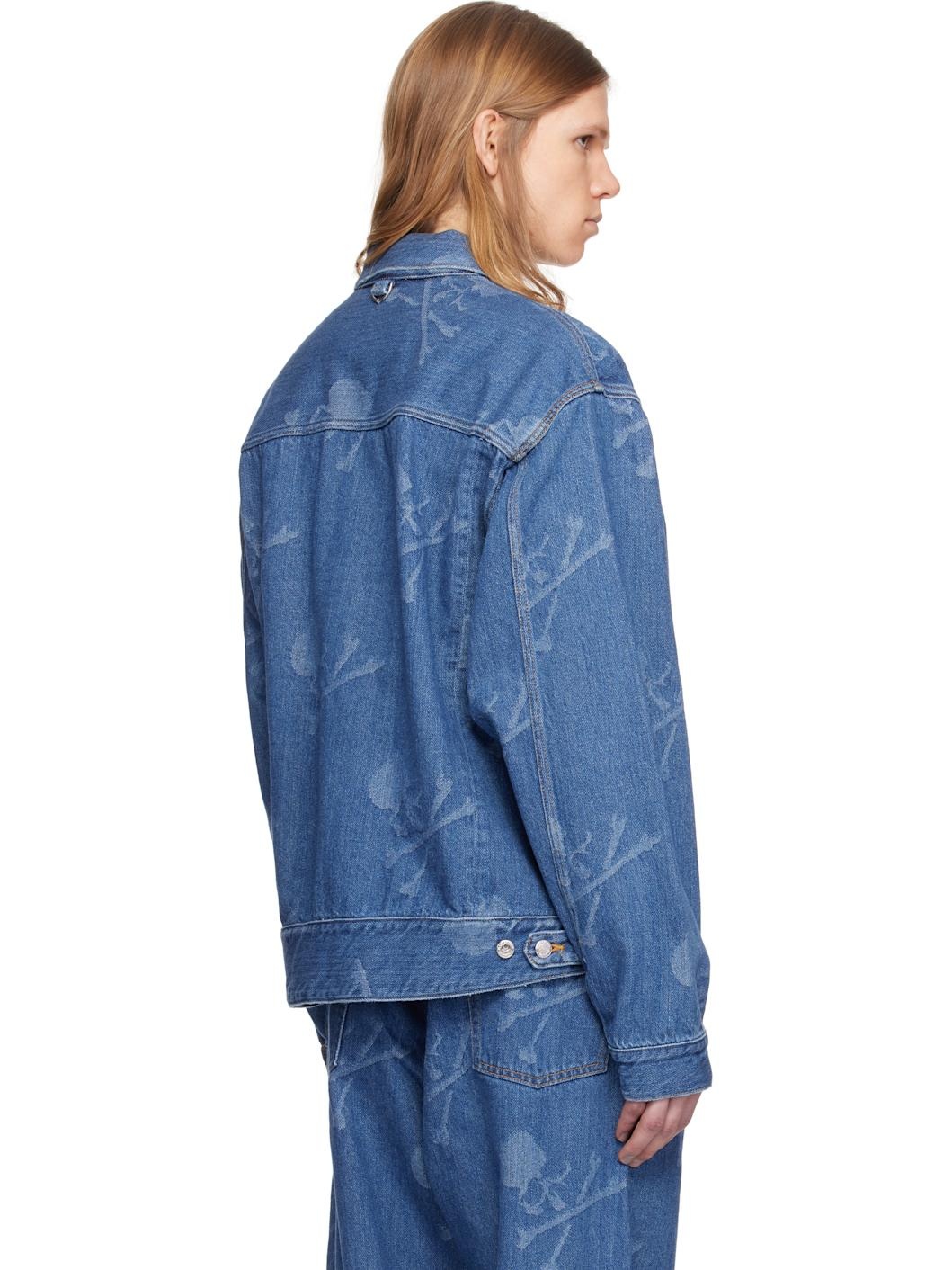 Blue Monogram Denim Jacket - 3