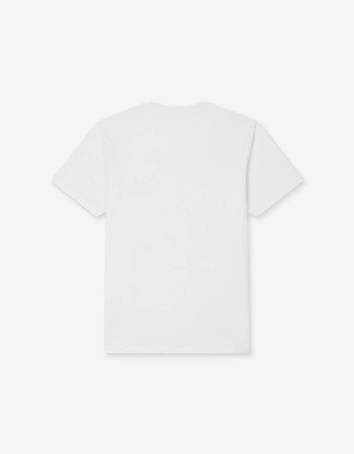 Kenzo Weave White Logo Embroidered T-Shirt - 3