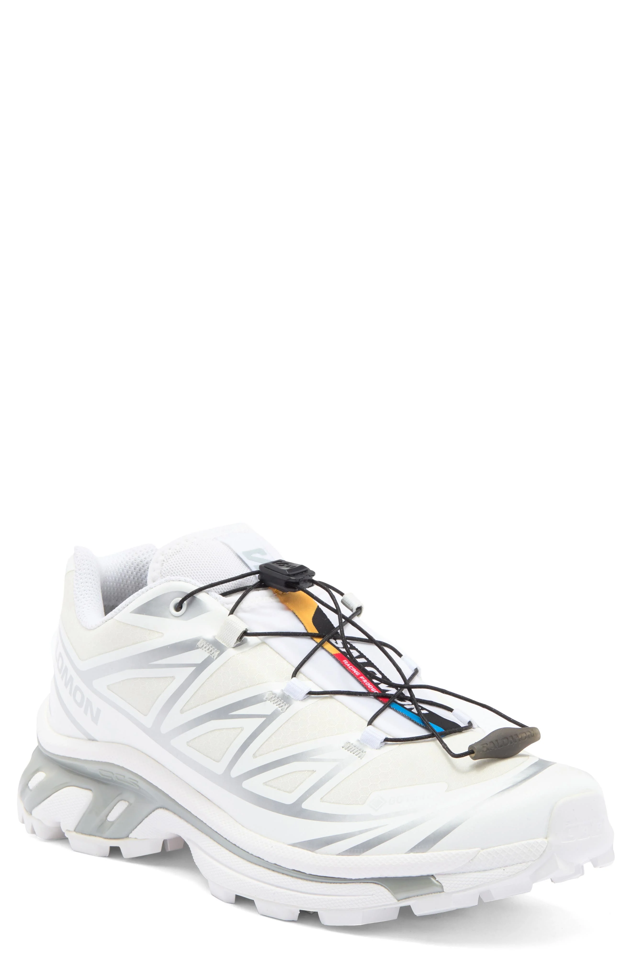 Salomon Gender Inclusive XT-6 Gore-Tex® Waterproof Sneaker in White/White/Silver at Nordstrom - 1