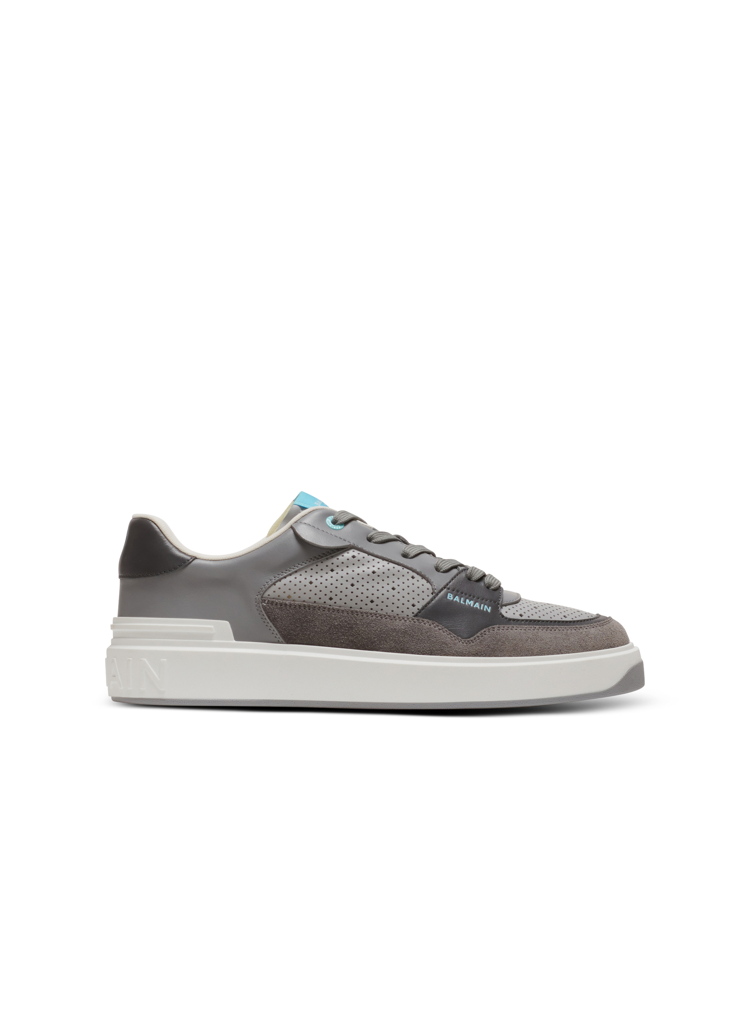 B-Court Flip perforated leather trainers - 1