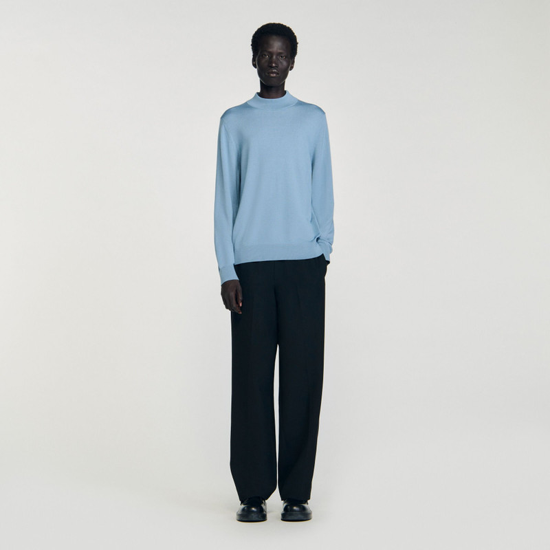Sandro WOOL SWEATER WITH HIGH NECK outlook