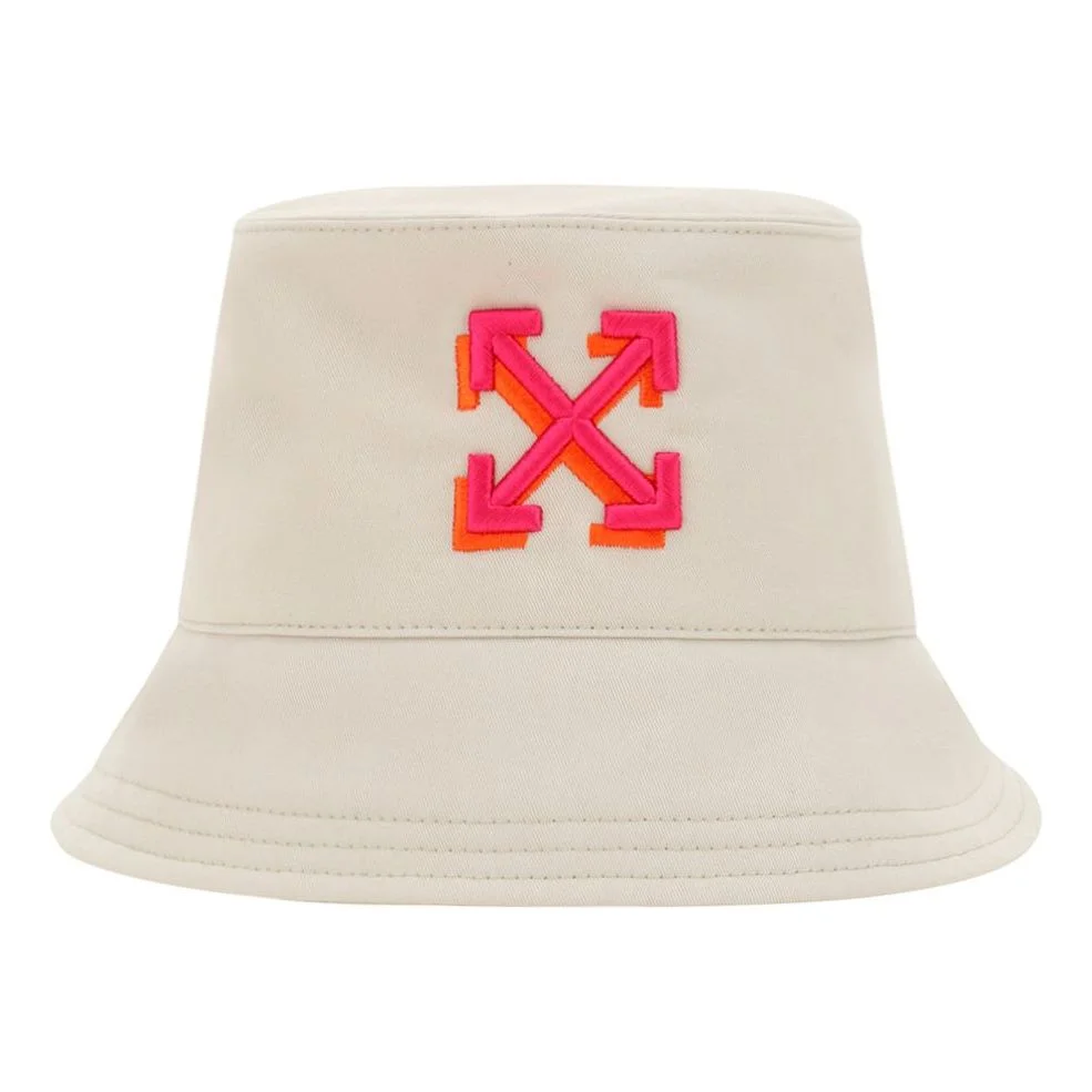 (WMNS) Off-White Arrow Bucket Hat 'Beige Fuchsia' OWLB021S23FAB0010132 - 1