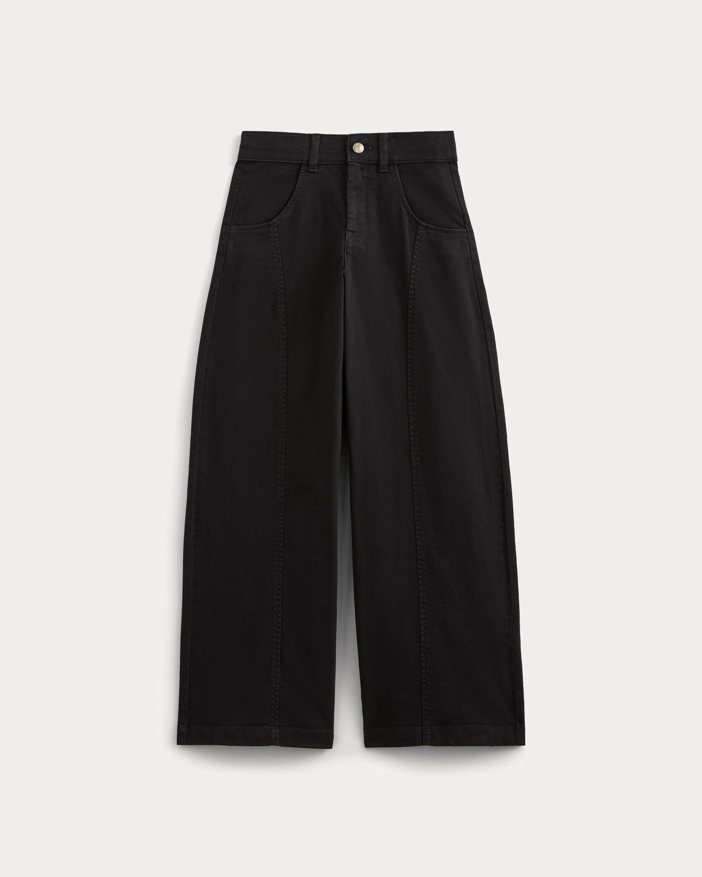 UTILITY SEAMED WIDE-LEG PANT - 1