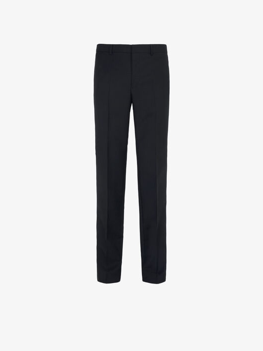 SIDE BANDS SLIM FIT FORMAL PANTS - 1