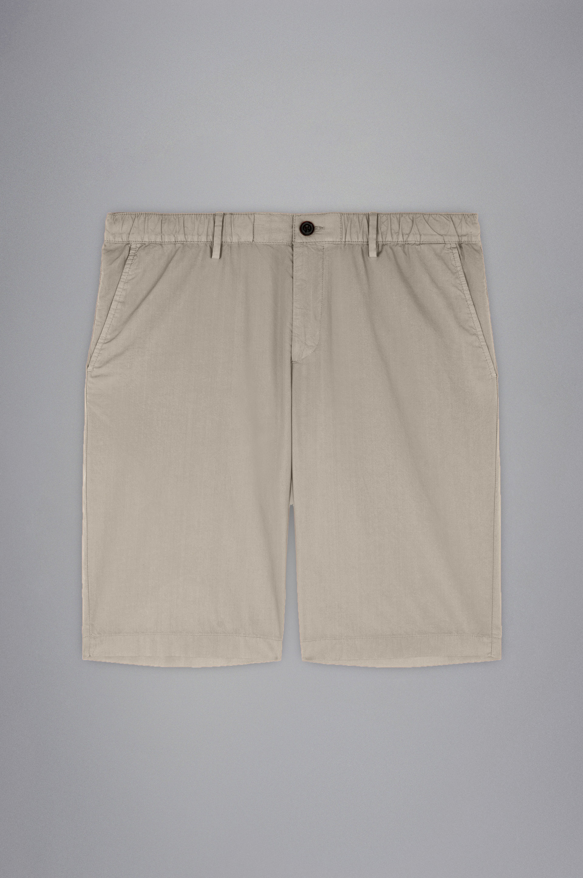 ULTRA-LIGHT POPLIN COTTON BERMUDA SHORTS - 1