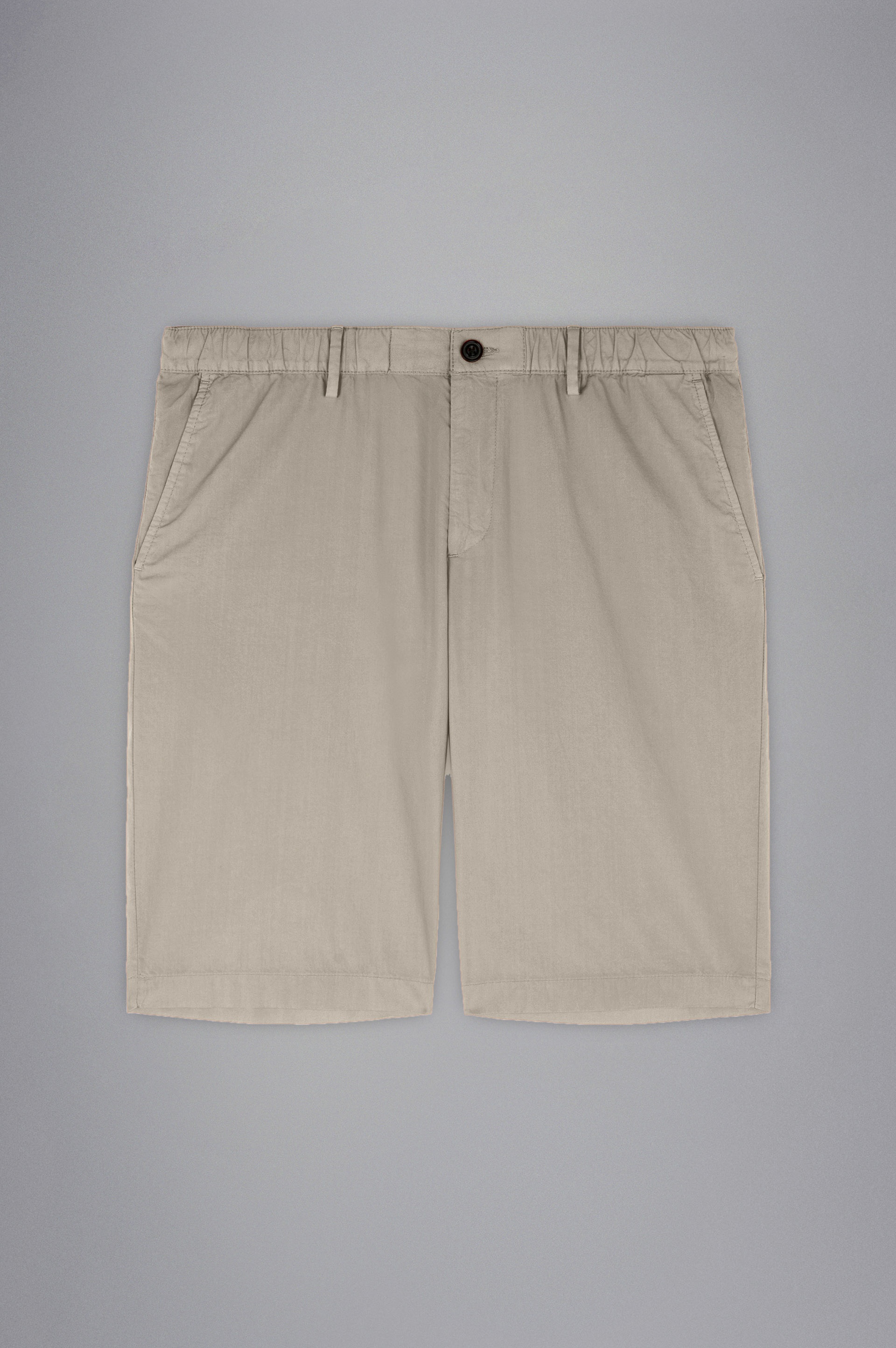 ULTRA-LIGHT POPLIN COTTON BERMUDA SHORTS - 1