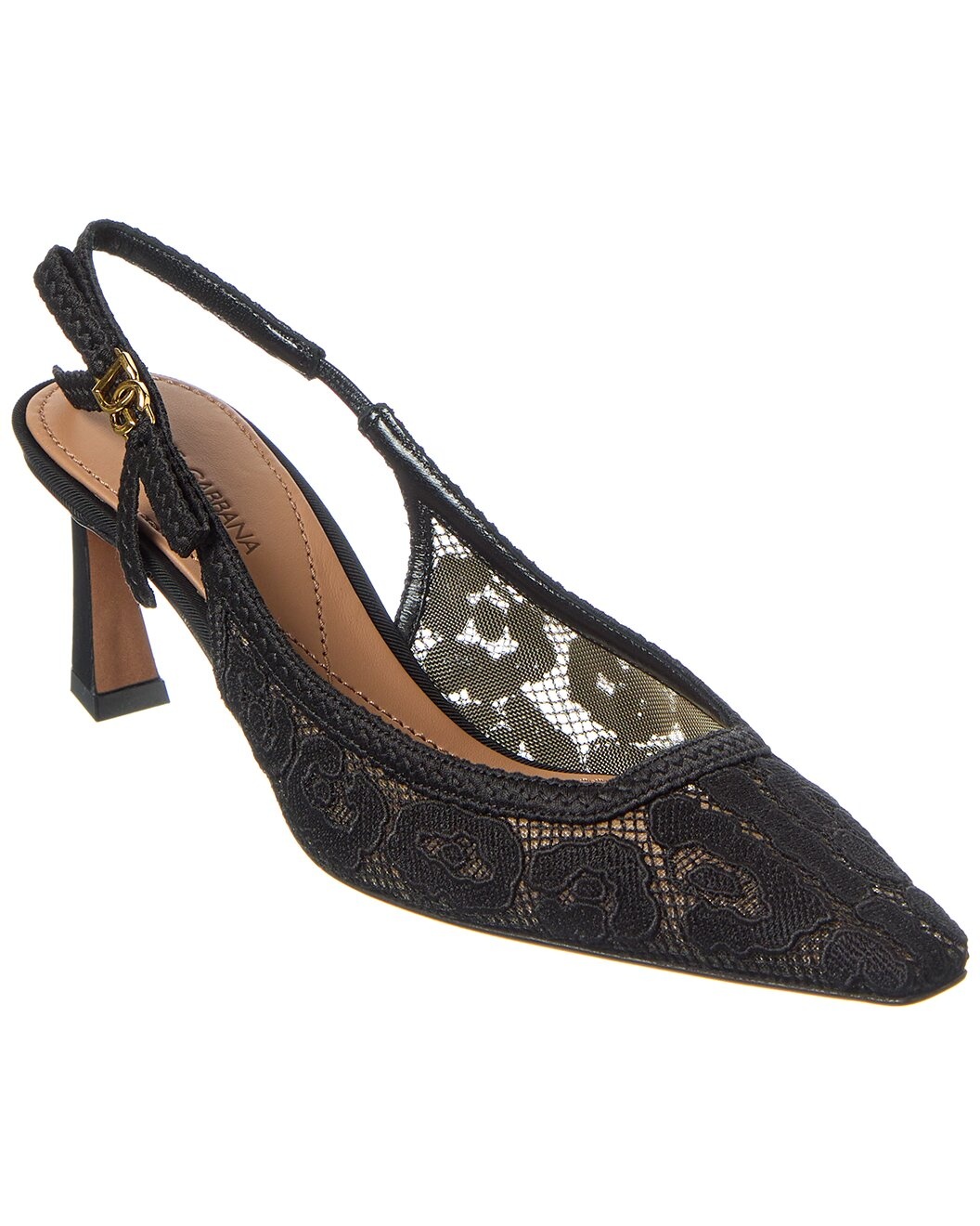 Dolce & Gabbana Lace Slingback Pump - 1