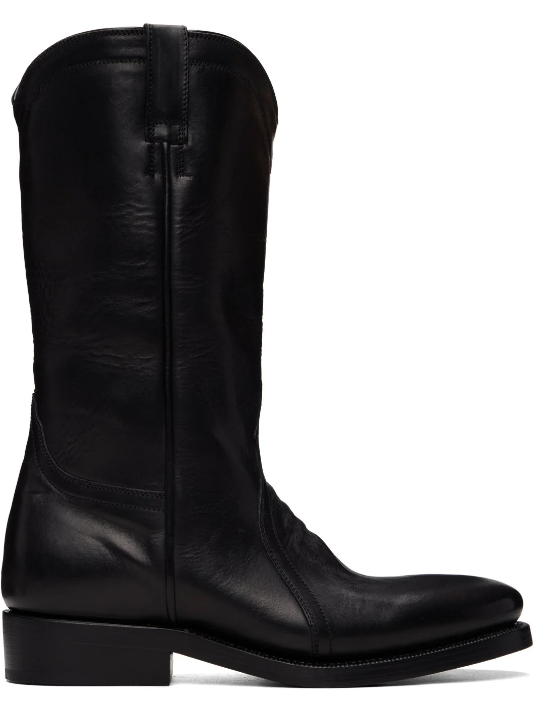 Black Leather Boots - 1