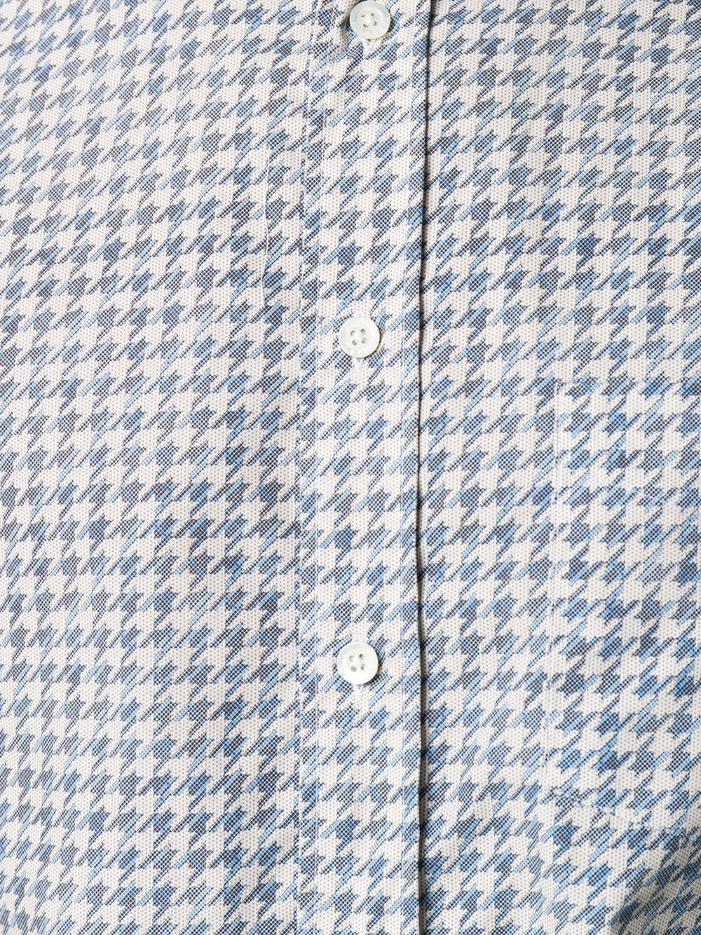 houndstooth-pattern shirt - 5