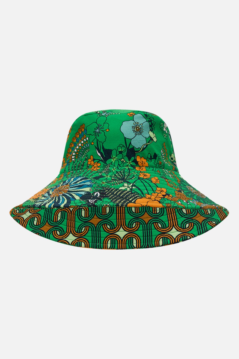 REVERSIBLE WIDE BRIM BUCKET HAT - 1