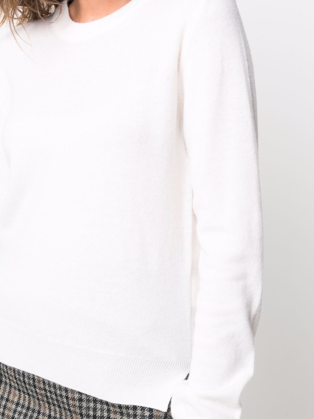 fine-knit crew-neck jumper - 5