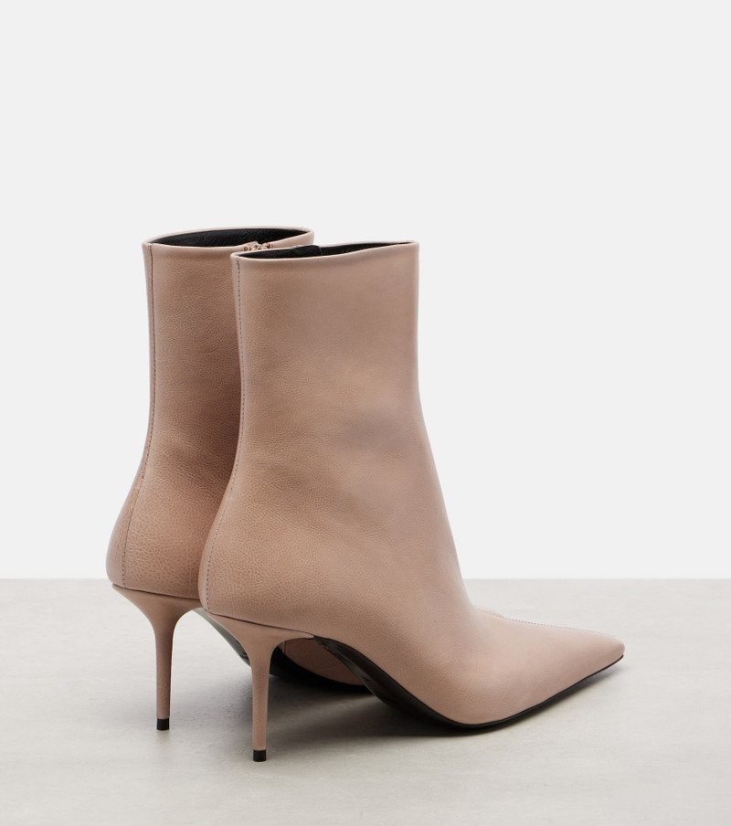 SAINT LAURENT Ashley 75 leather ankle boots outlook