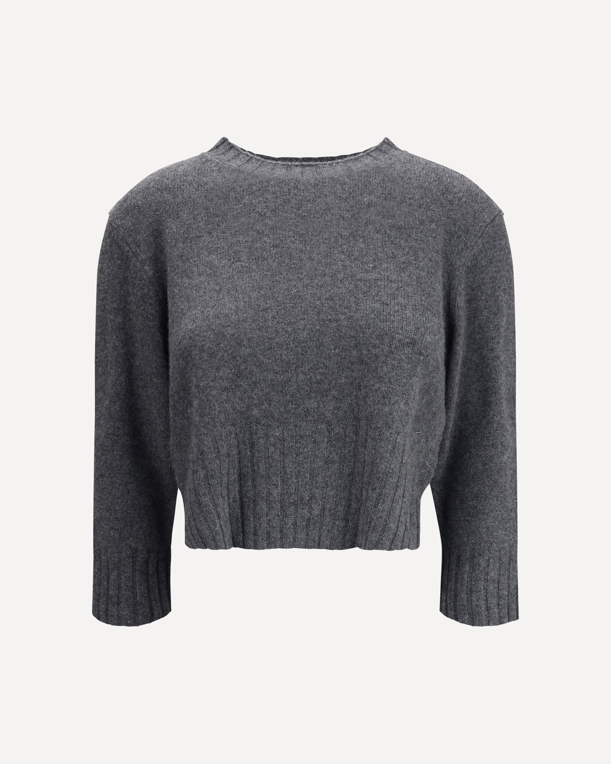 Cashmere Crop Sweater - 1