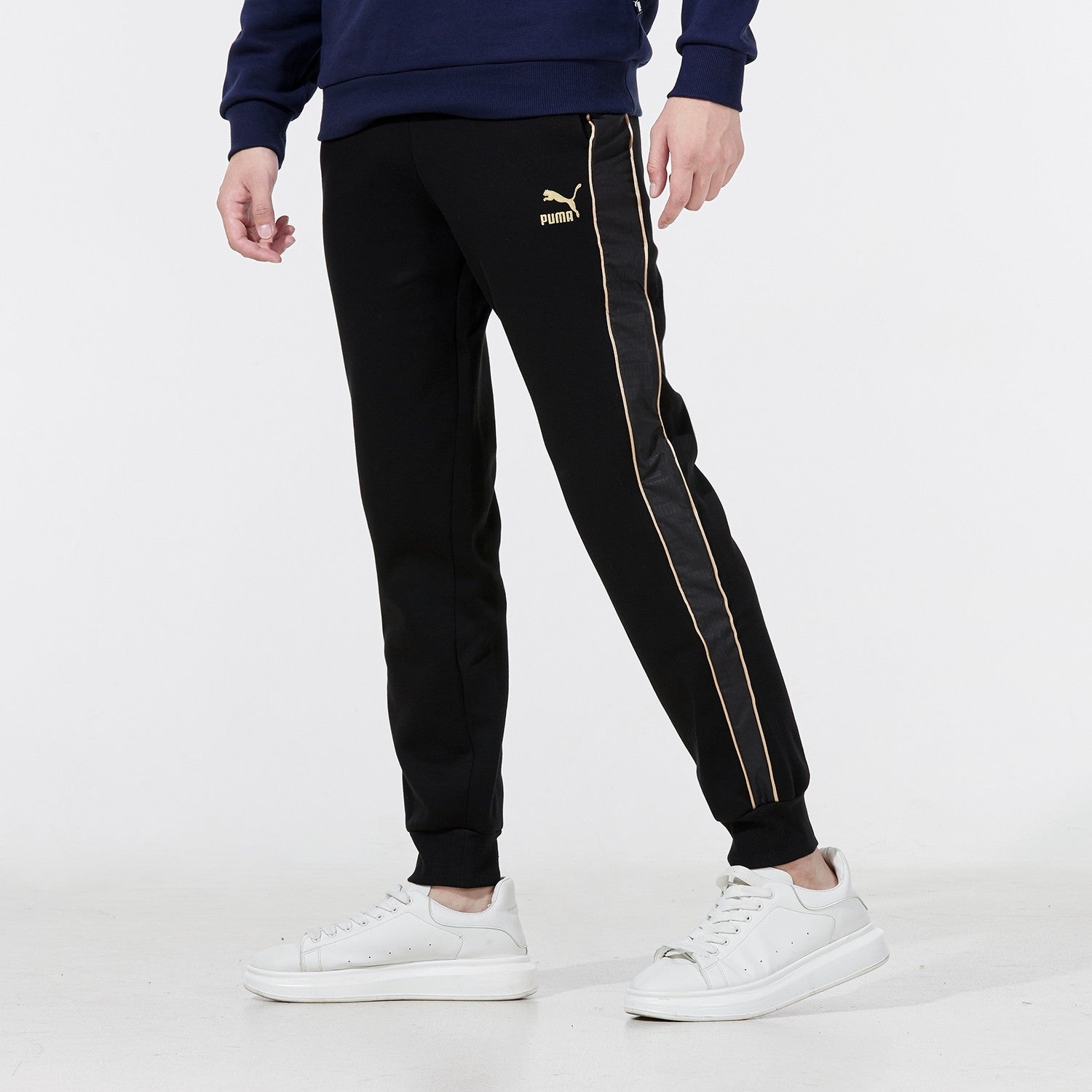 PUMA Luxe Sweatpants 'Black' 534407-01 - 4