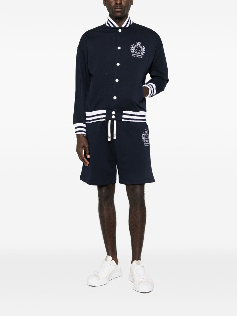 Joshua Sanders x Smiley logo-detail bomber jacket outlook