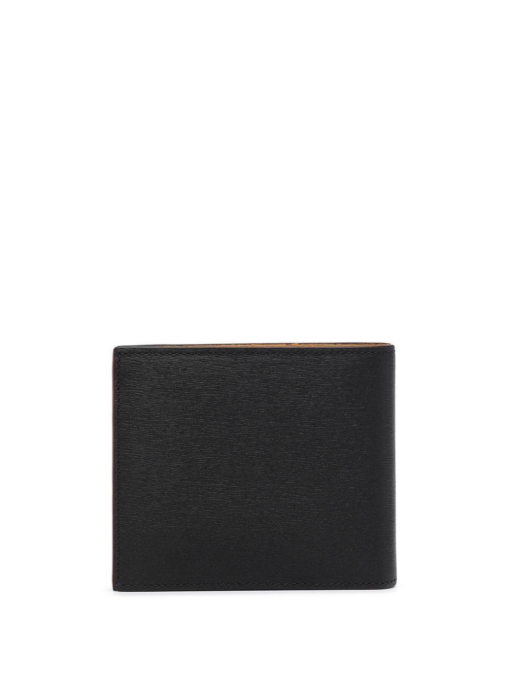 colour-block folded leather wallet - 2