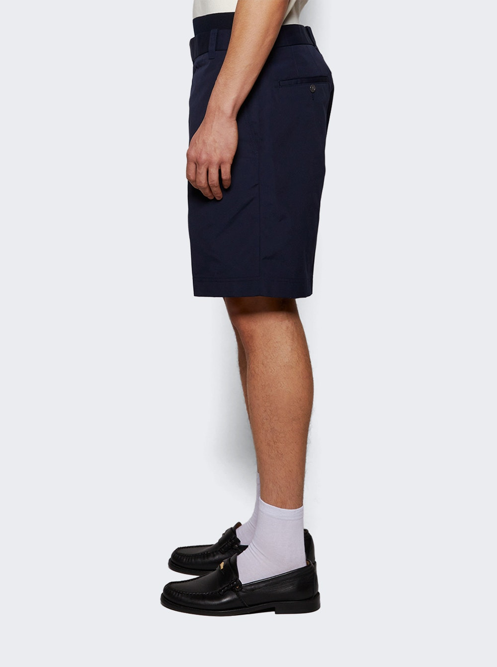 Typewriter Cloth Utility Chino Shorts Navy - 3