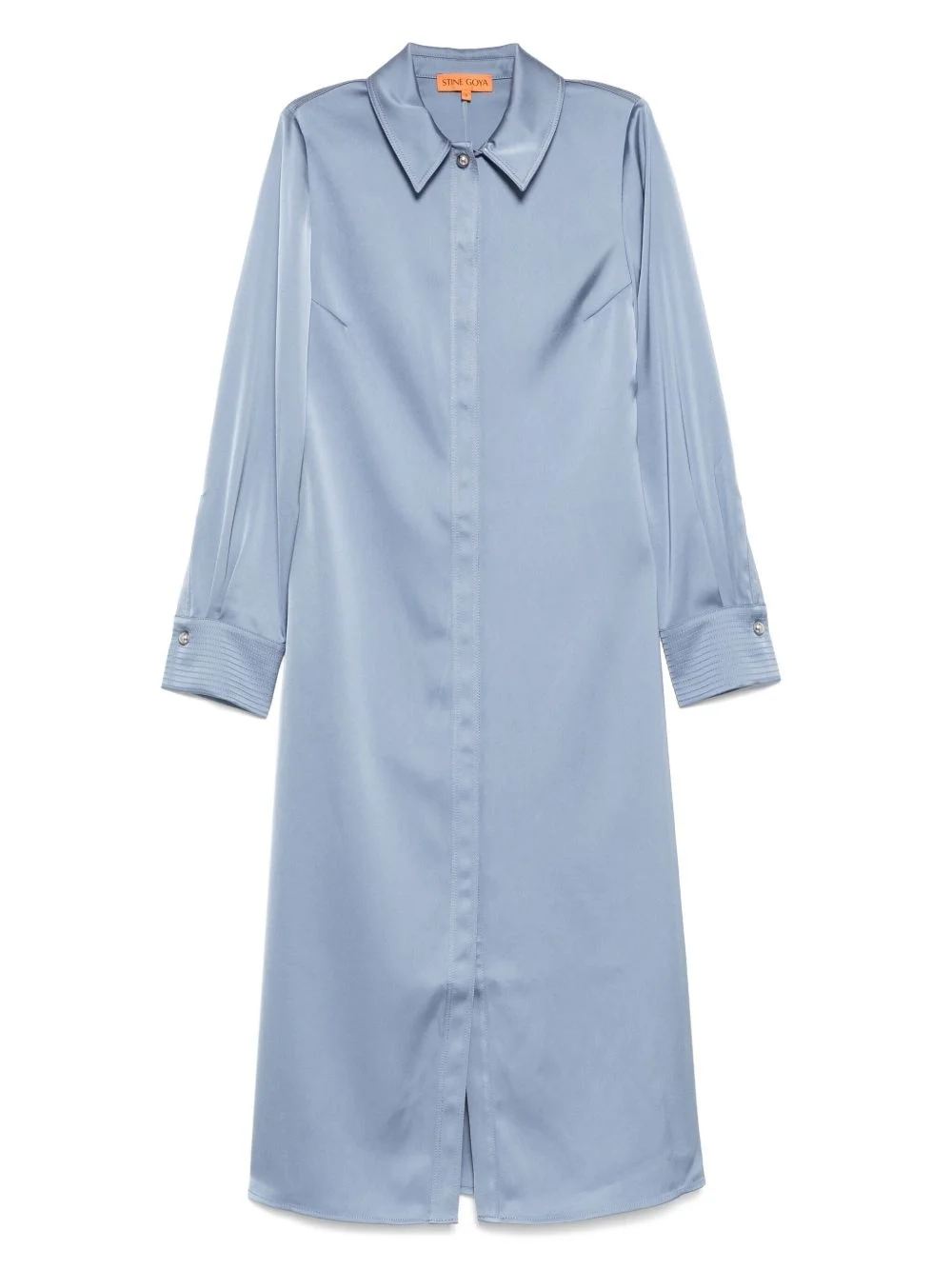 collared midi dress - 1