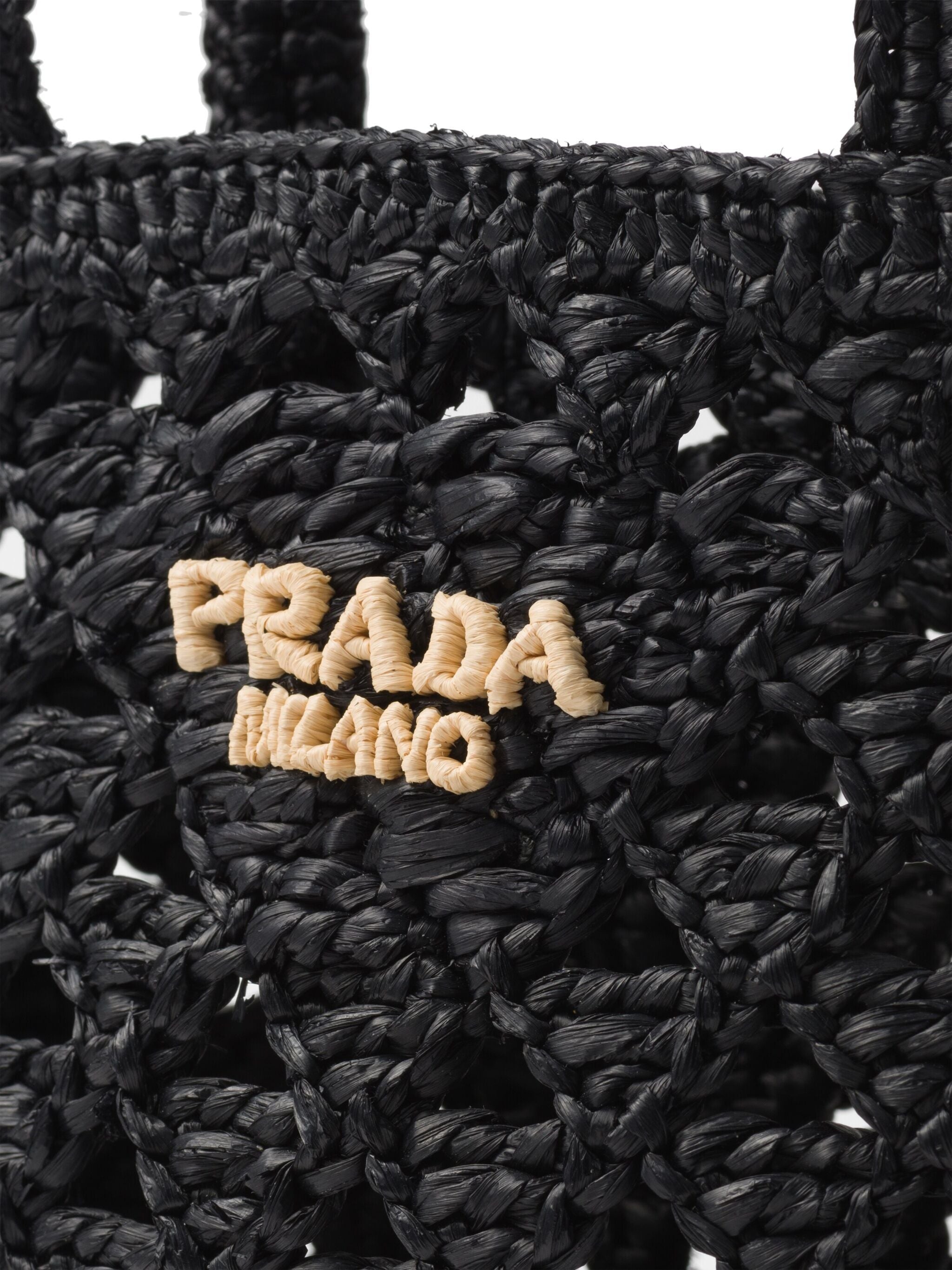 Logo-embroidered Crochet Shoulder Bag - 3