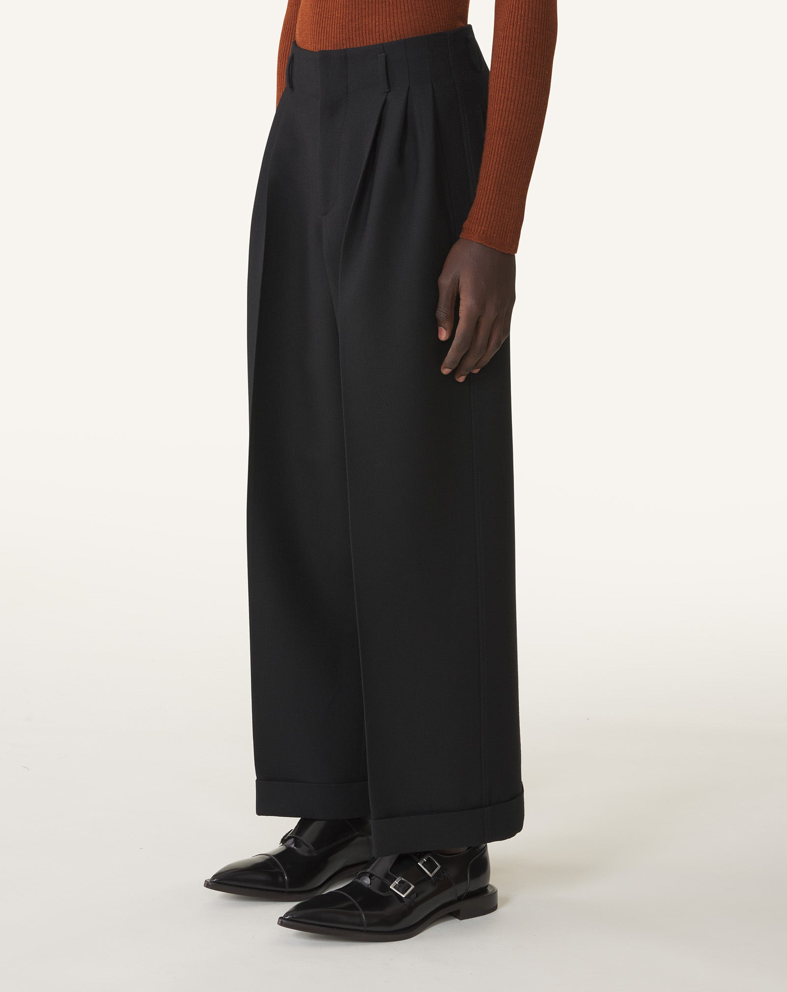 TRIPLE PLEATED PANTS - 3