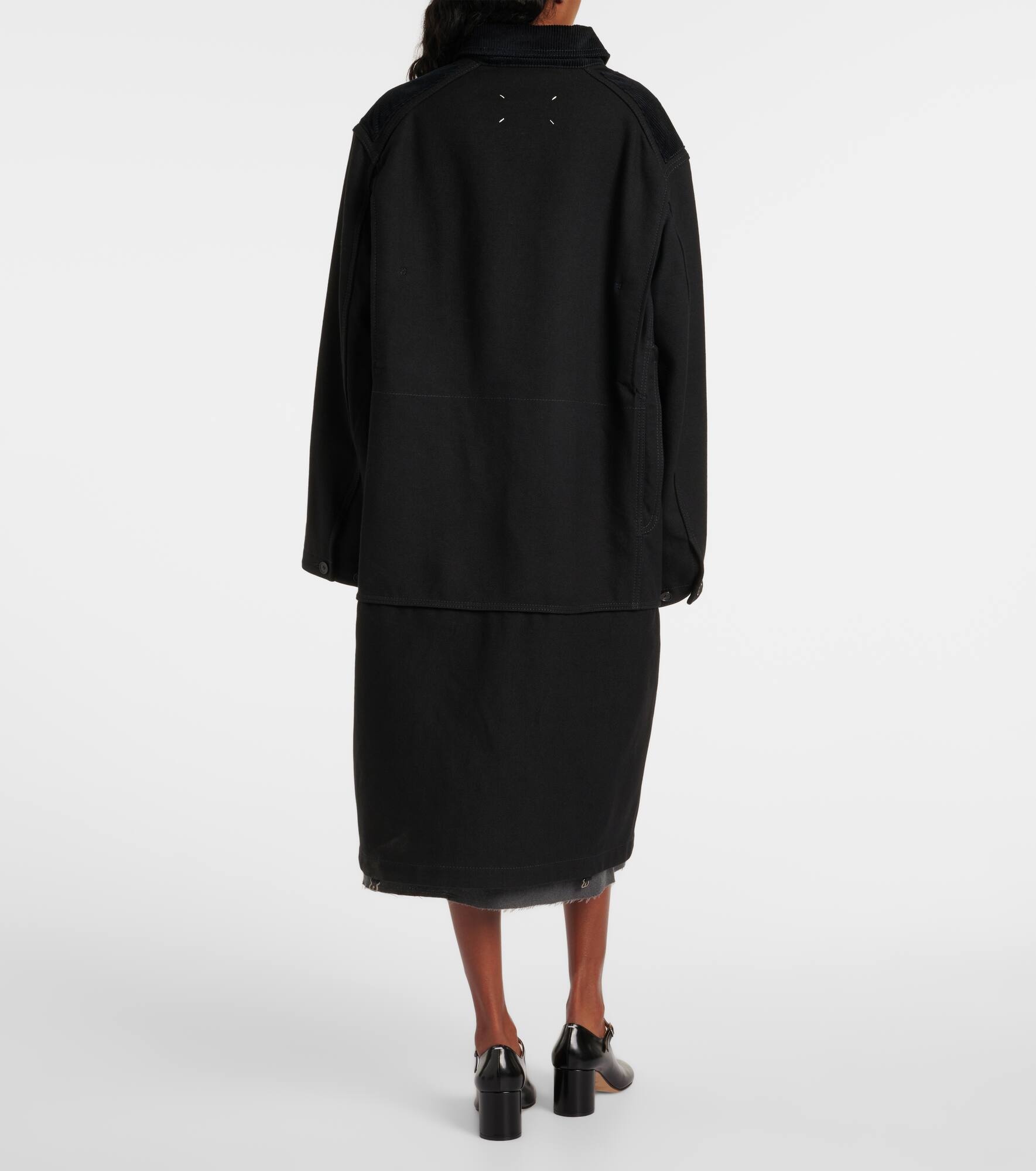 Cotton and wool coat - 3