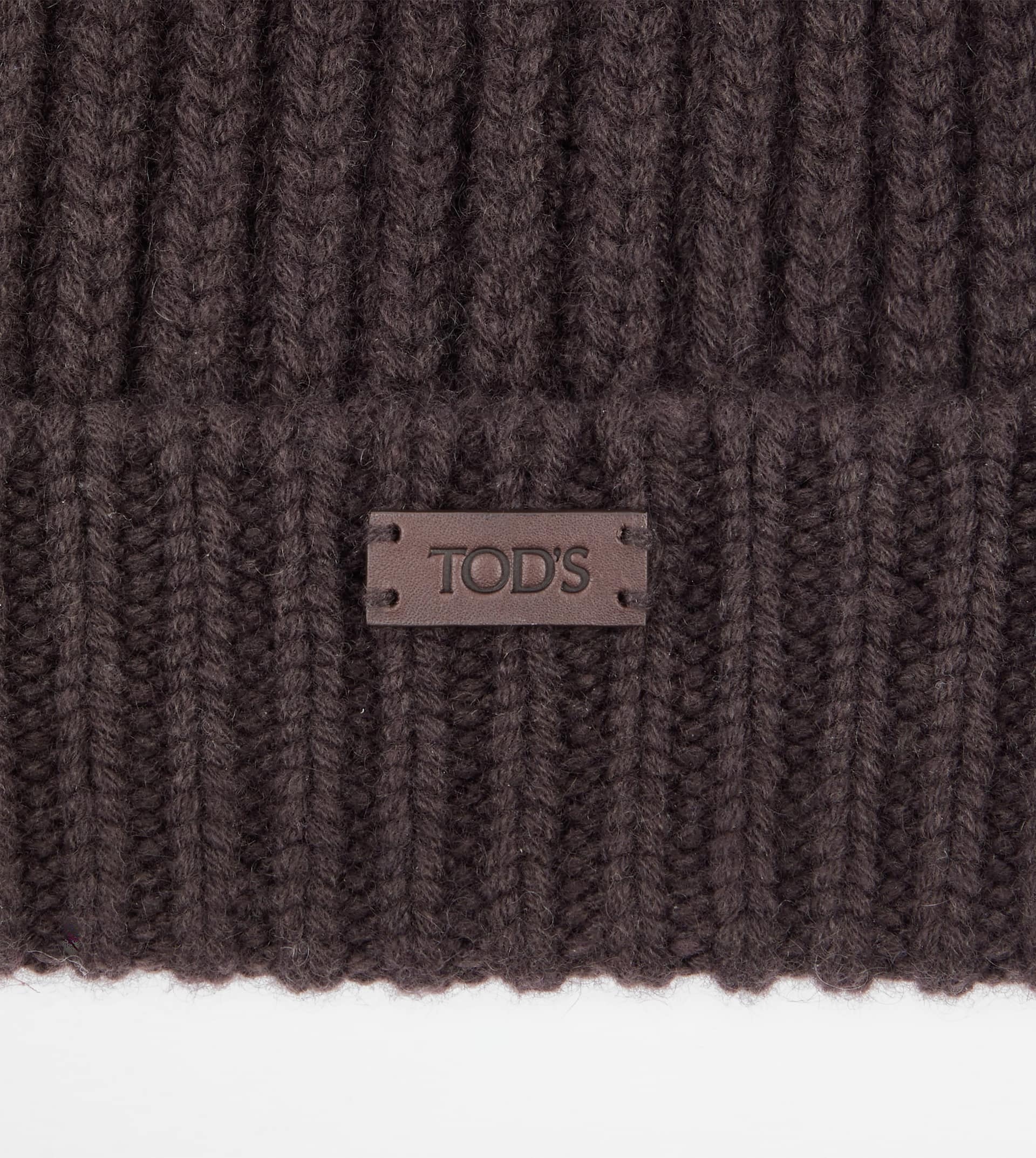 BEANIE IN CASHMERE - BROWN - 3
