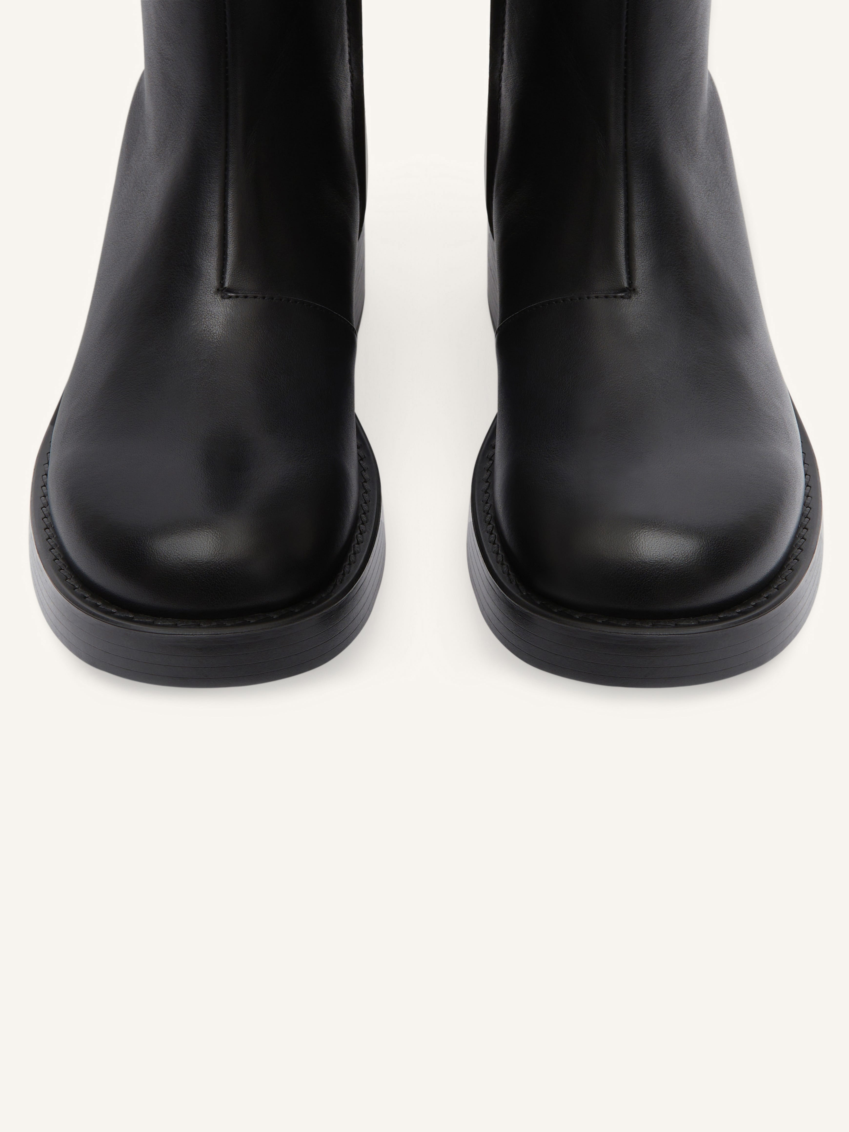 RIDER LEATHER BOOTS - 4