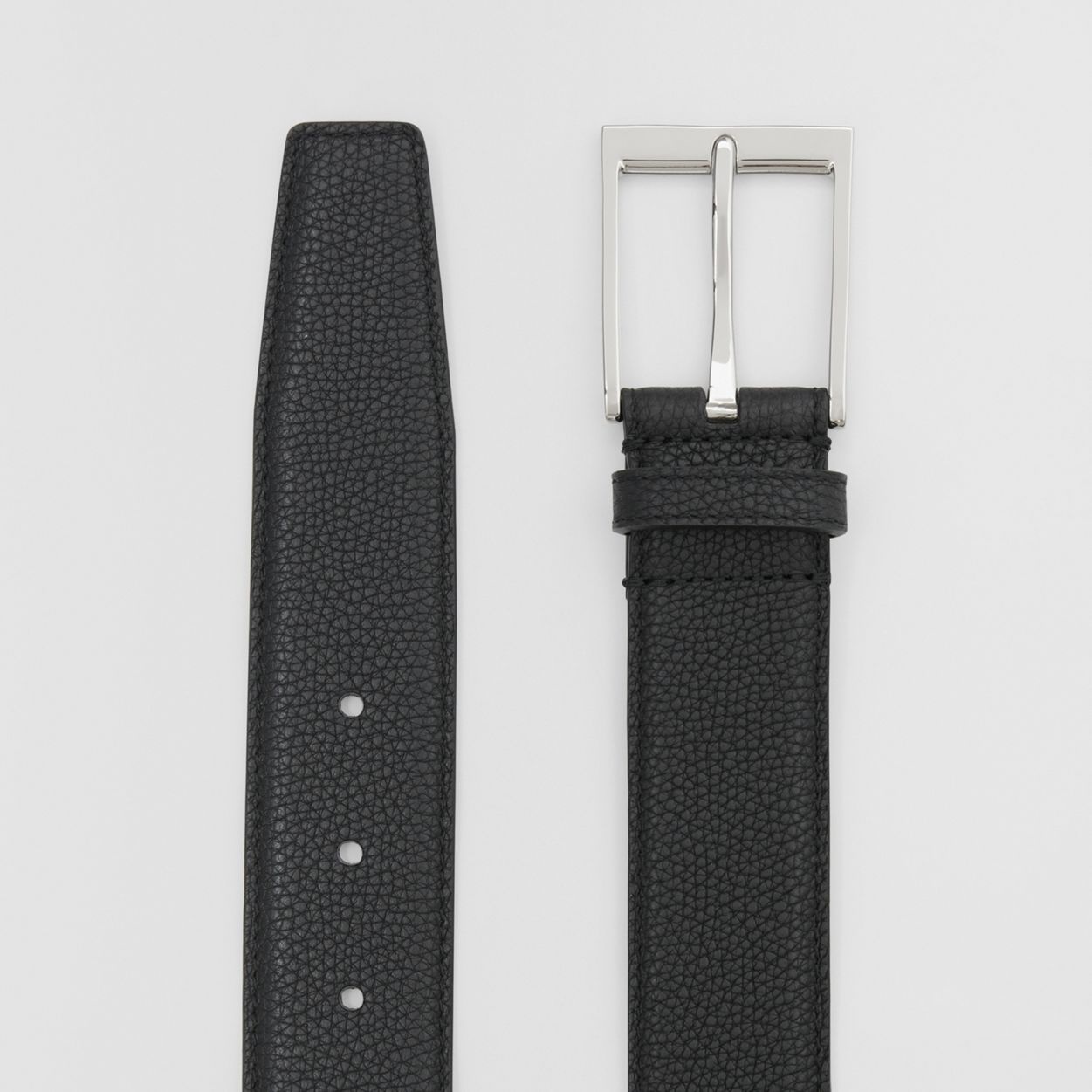 Grainy Leather Belt - 6