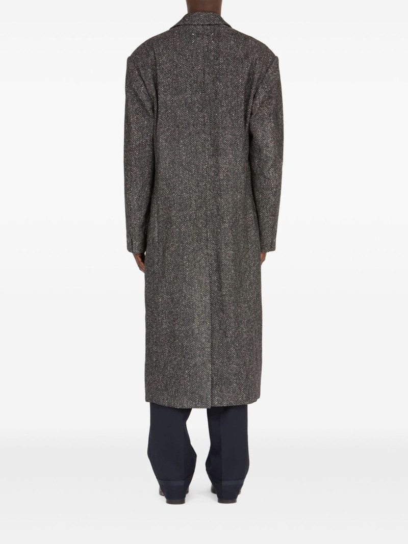 herringbone double-breasted coat 4