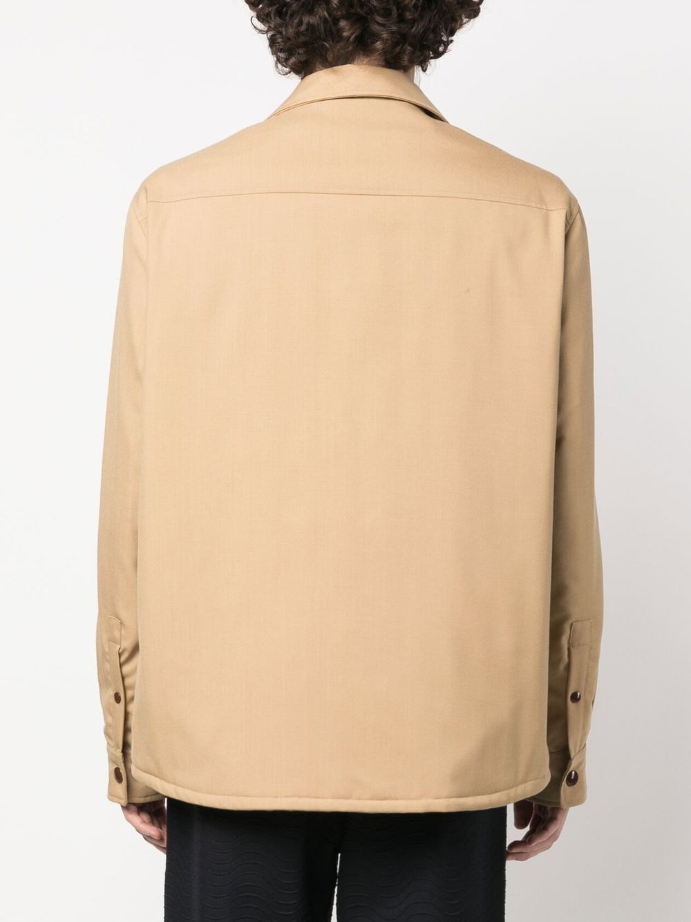 virgin wool shirt jacket - 4
