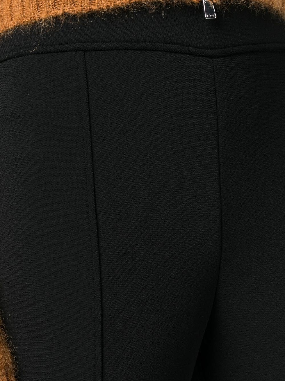 bi-stretch crepe slim trousers - 5