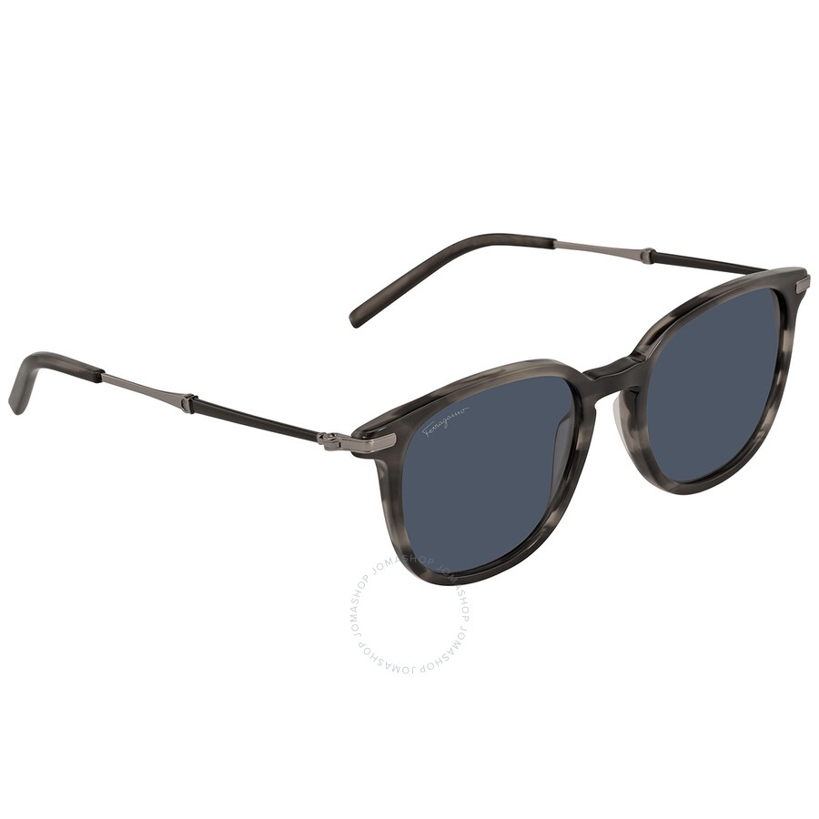Salvatore Ferragamo Blue Square Men's Sunglasses SF1015S 003 52 - 2