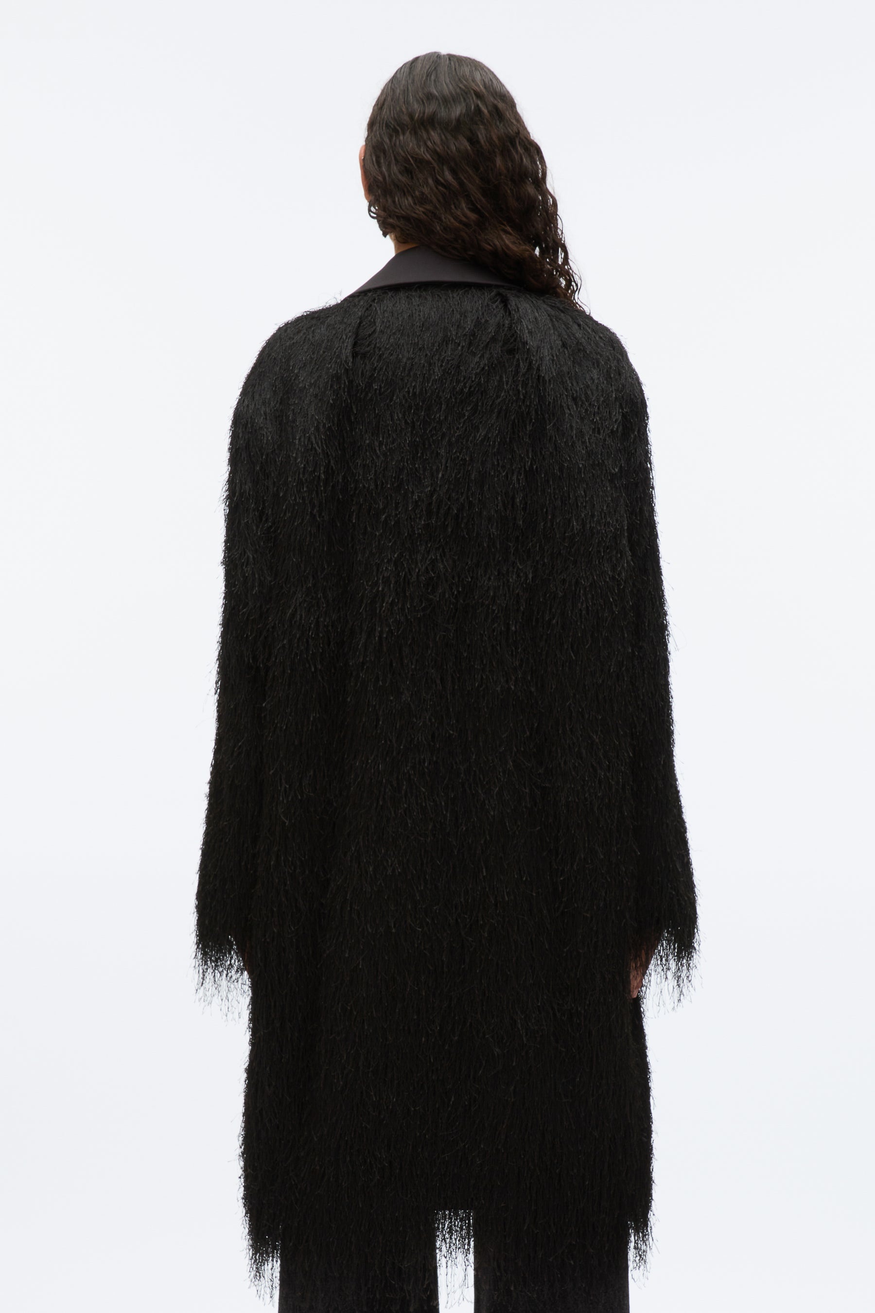 Fringe Tuxedo Coat - 5