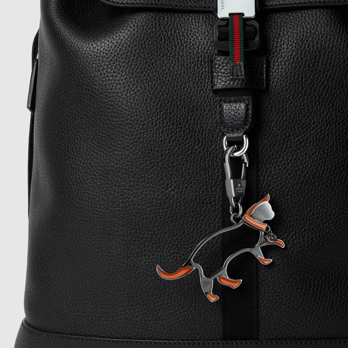 Cat keychain with Interlocking G - 3
