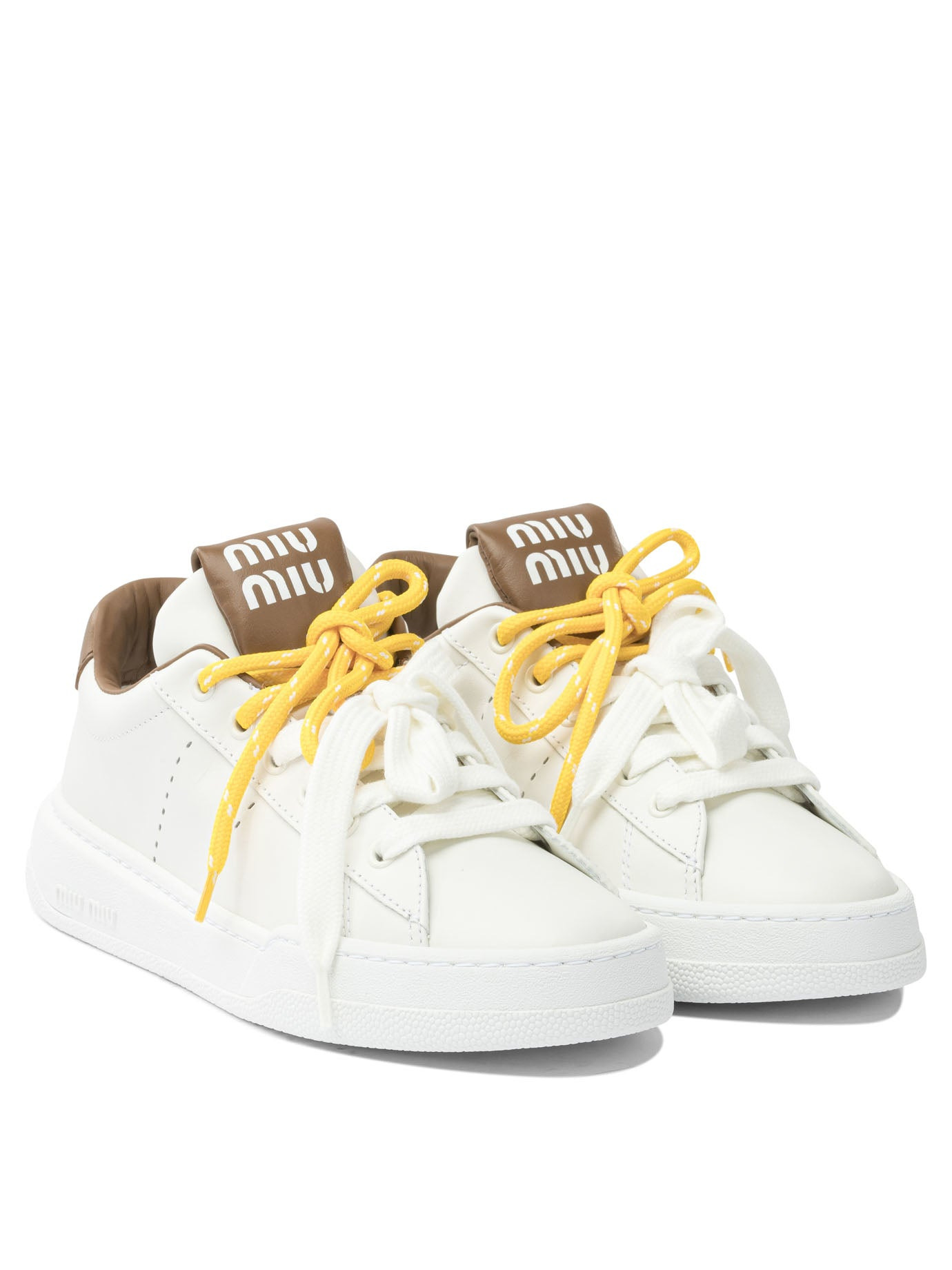 Miu Miu Leather Sneakers - 2