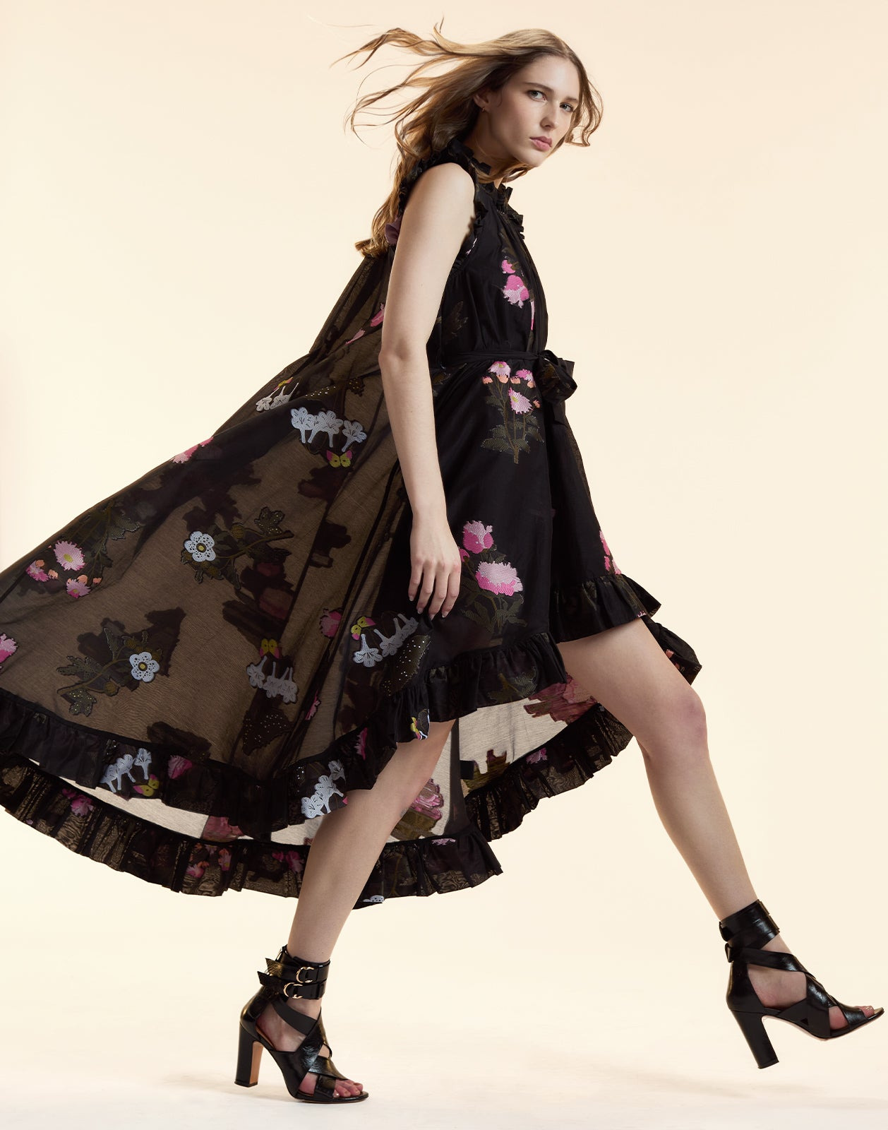 Fil Coupe High Low Dress - 3