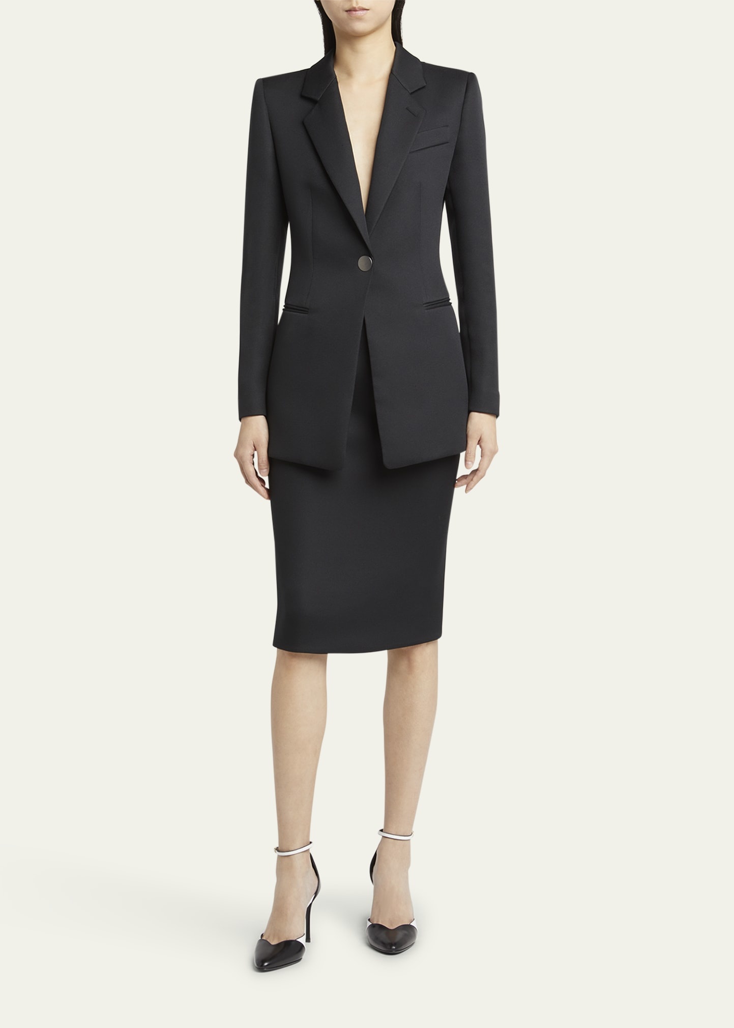 Techno Scuba One-Button Blazer - 2
