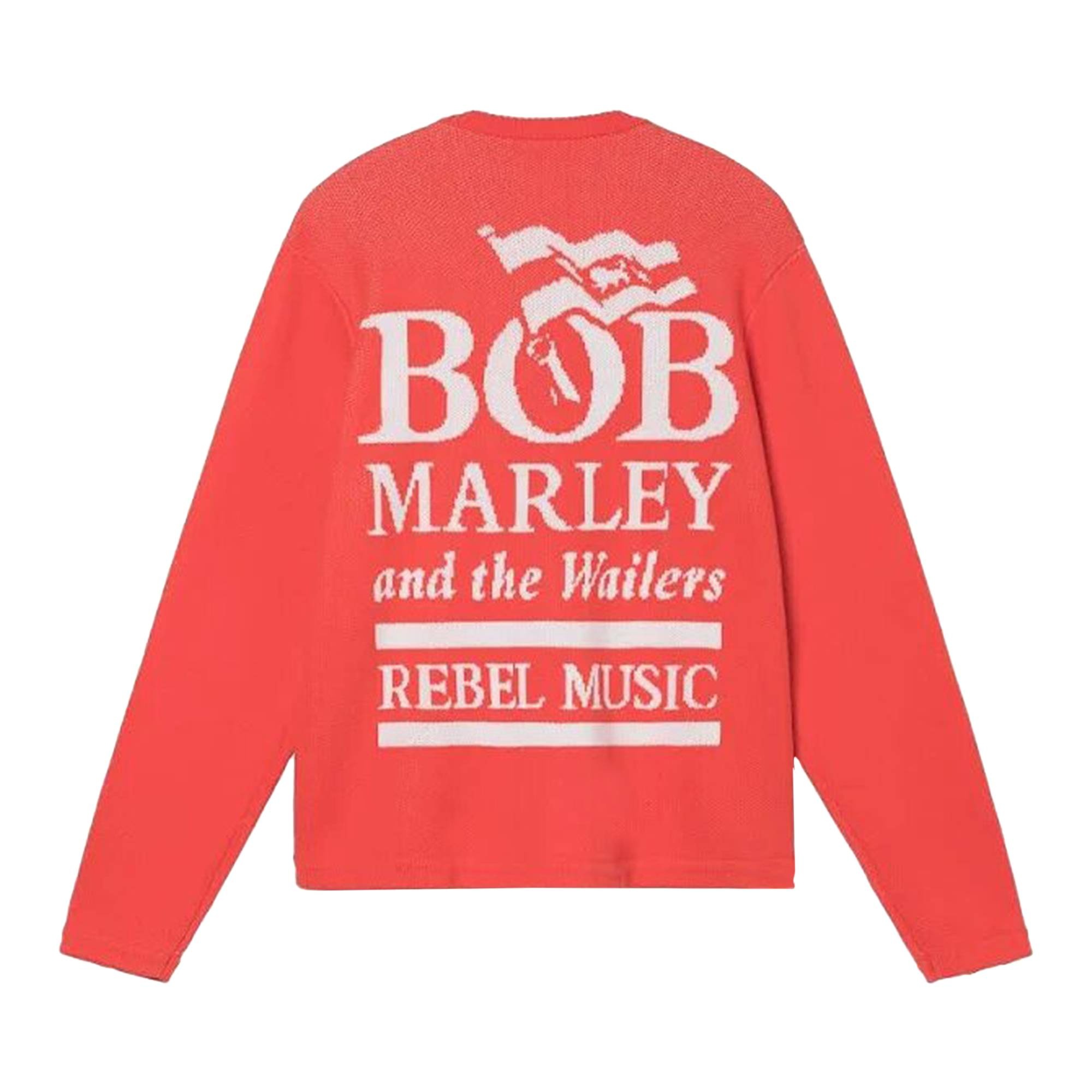 Stussy Bob Marley Sweater 'Red' - 2