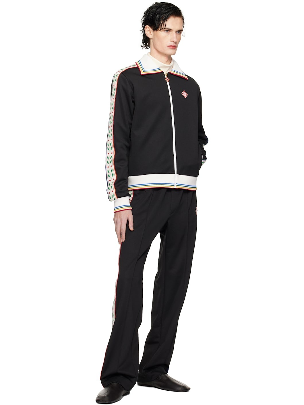Black Laurel Track Jacket - 4