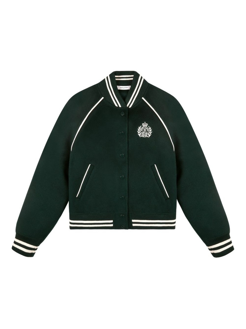 H&W Crest varsity jacket 1