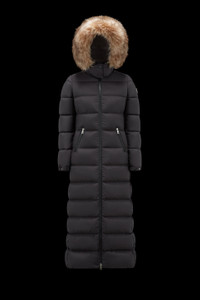 Moncler Fudson Long Down Jacket | REVERSIBLE