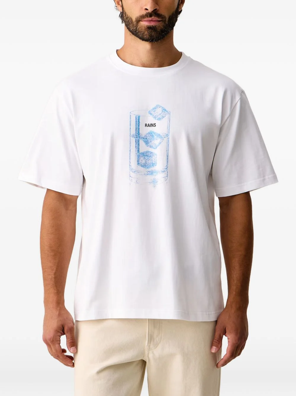 graphic-print crew-neck T-shirt - 1