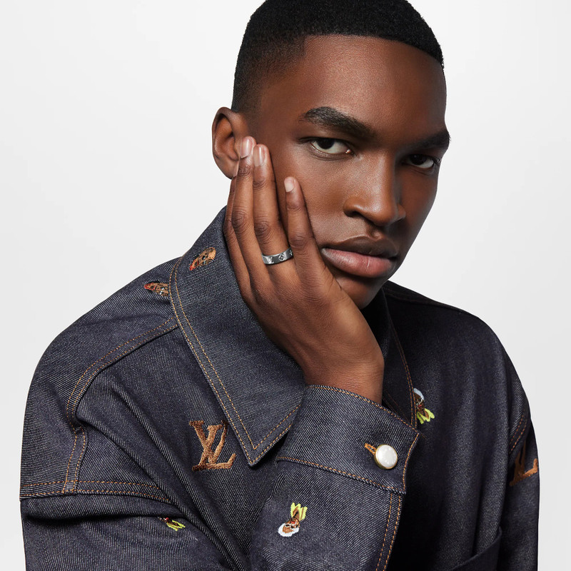 LV Mosaic Thin Ring 3