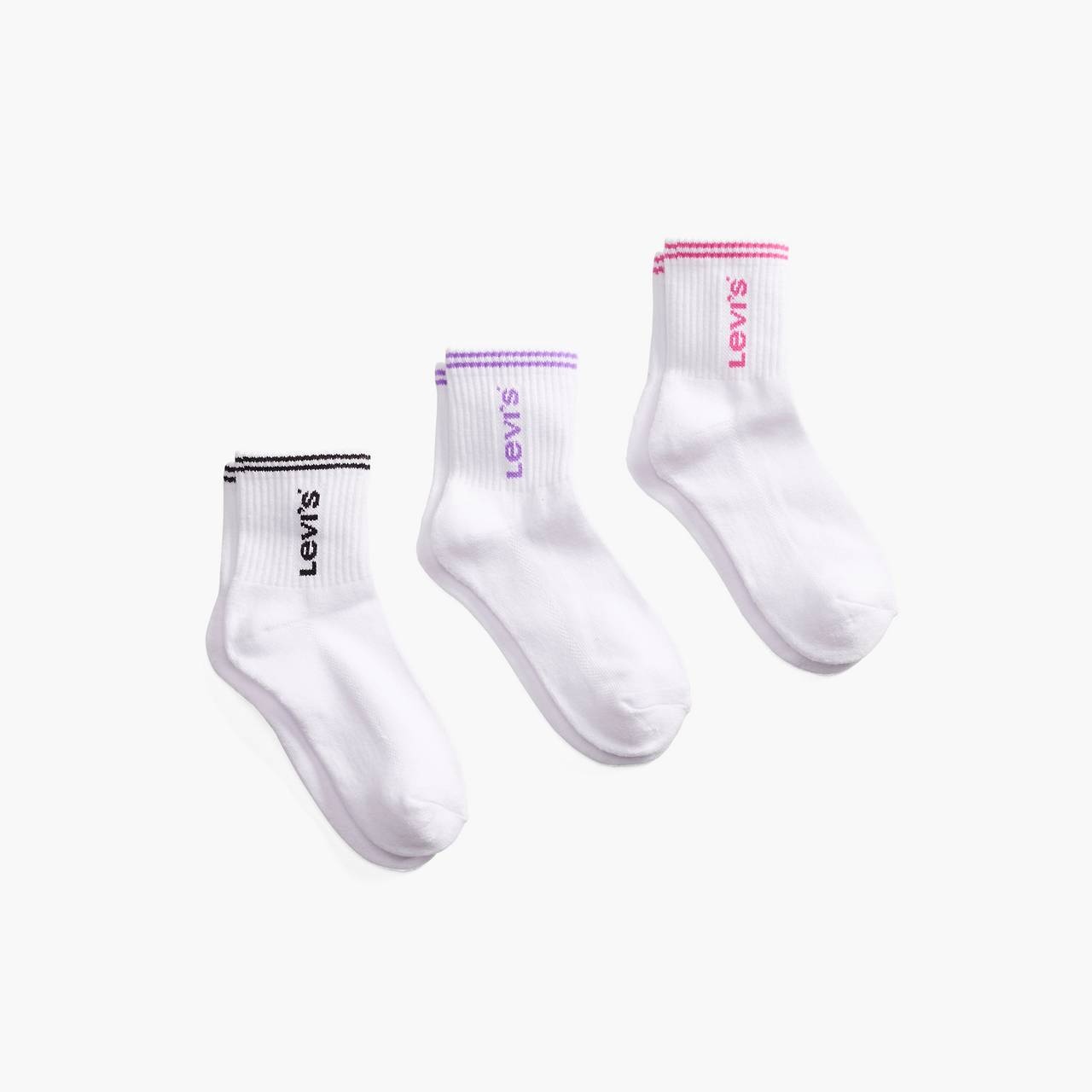 SPORTY STRIPE SHORT SOCKS - 1