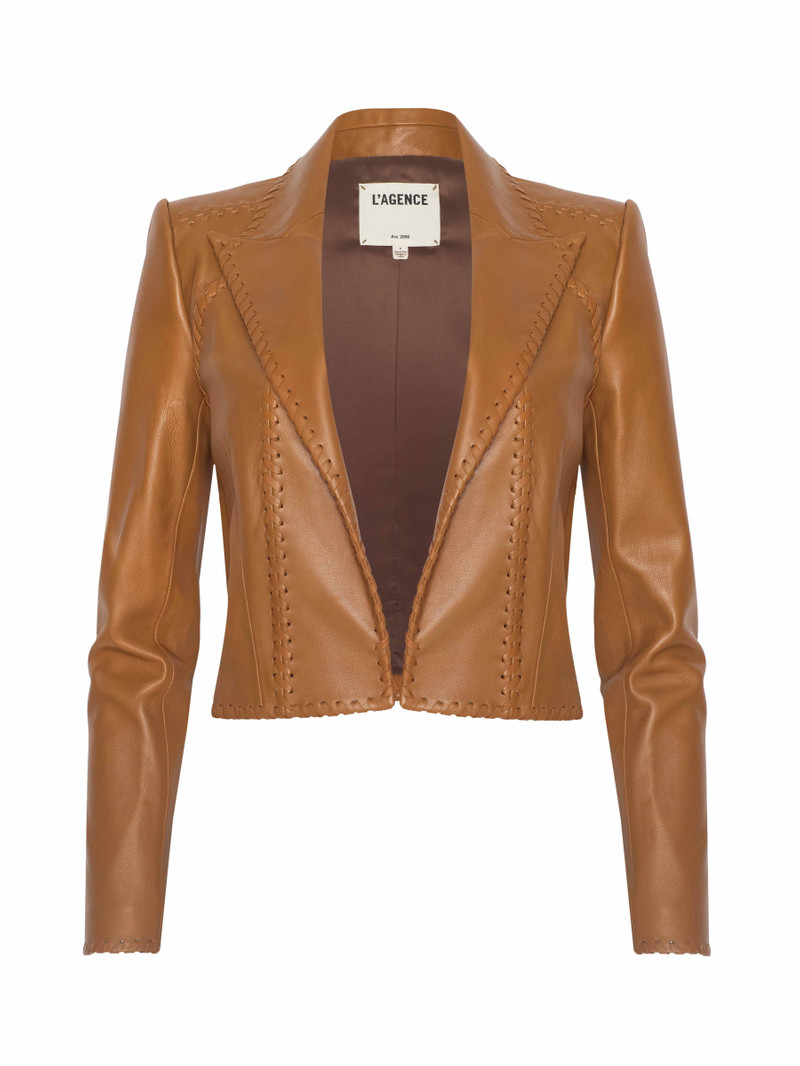 Dulcie Leather Blazer 1