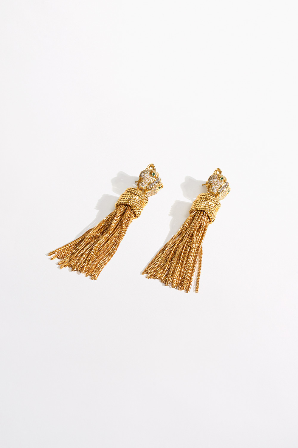 FIERCE FOLKLORE BASTET TASSEL EARRINGS - 1