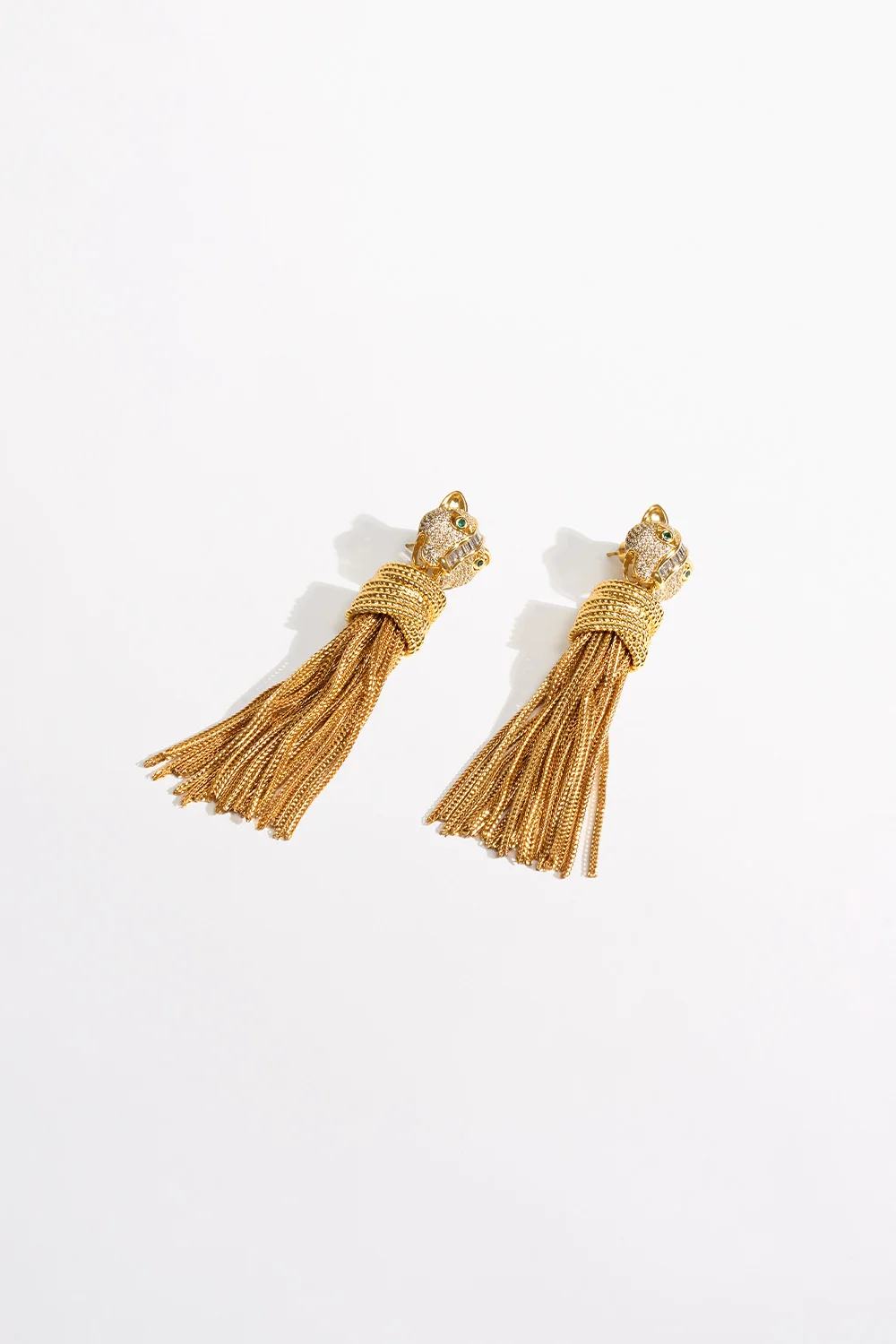 FIERCE FOLKLORE BASTET TASSEL EARRINGS - 1