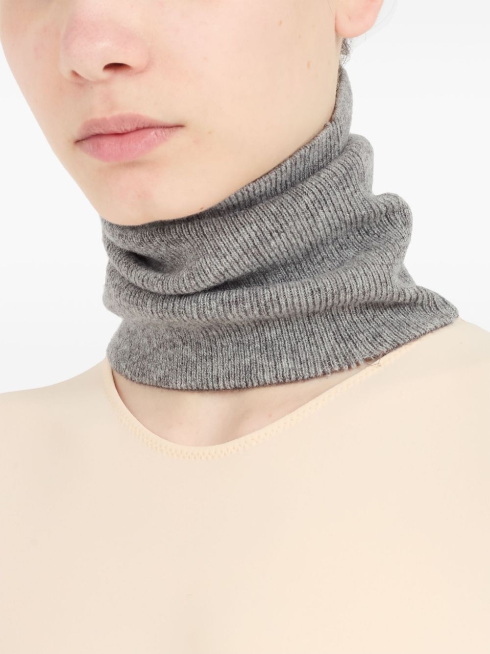 four-stitch wool scarf - 3