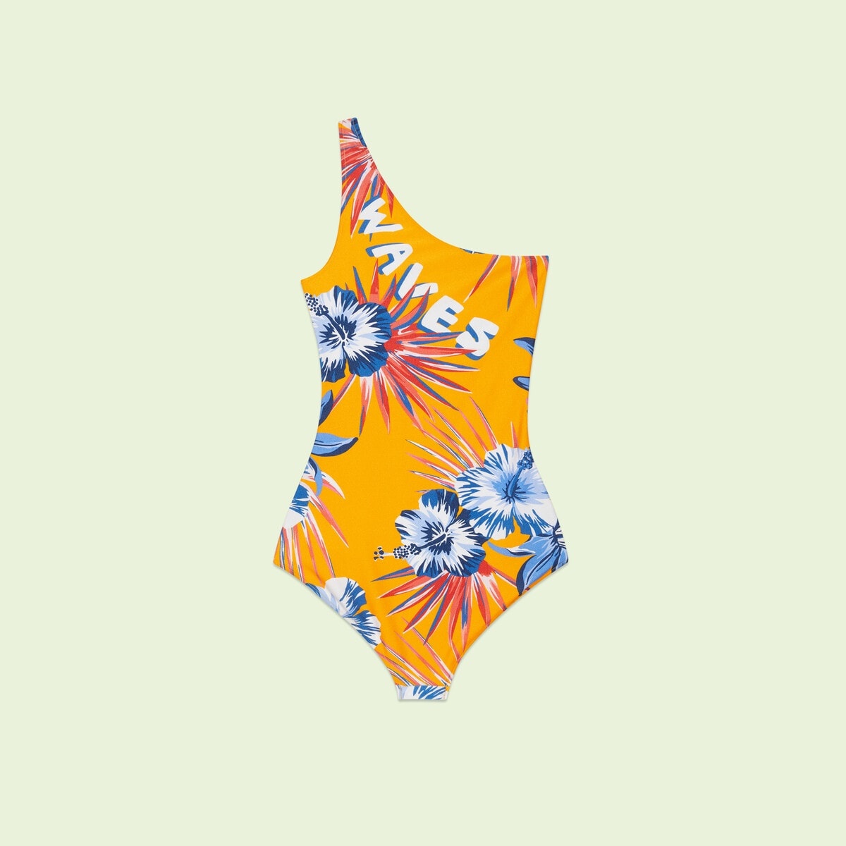 Wild flower print jersey swimsuit - 8