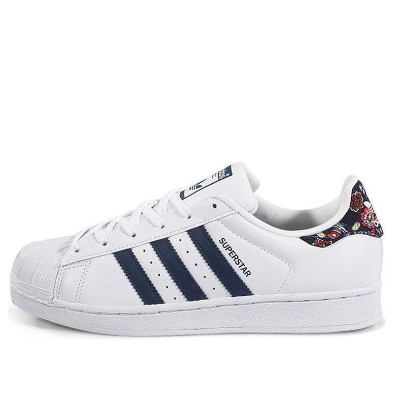 (WMNS) adidas Superstar W 'White St Dark Slate' S80481 - 1